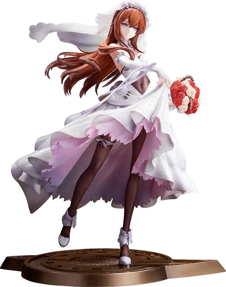 Figurină PVC 1/7 Kurisu Makise: Rochie de Mireasă Ver. 26 cm poza produsului