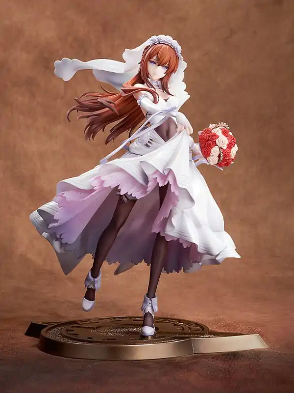 Figurină PVC 1/7 Kurisu Makise: Rochie de Mireasă Ver. 26 cm poza produsului