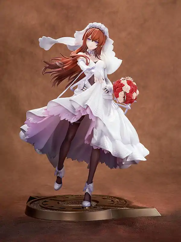 Figurină PVC 1/7 Kurisu Makise: Rochie de Mireasă Ver. 26 cm poza produsului