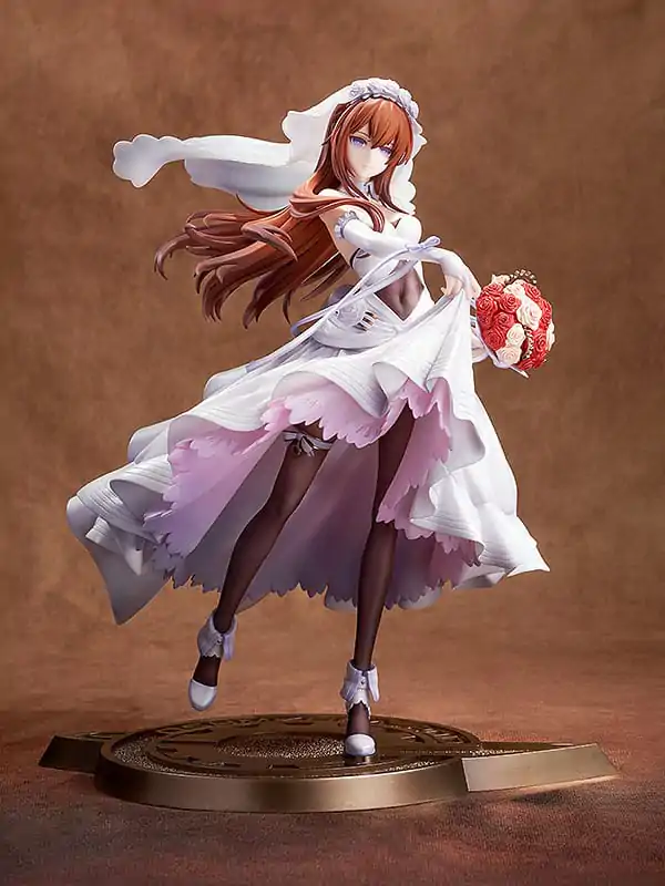 Figurină PVC 1/7 Kurisu Makise: Rochie de Mireasă Ver. 26 cm poza produsului