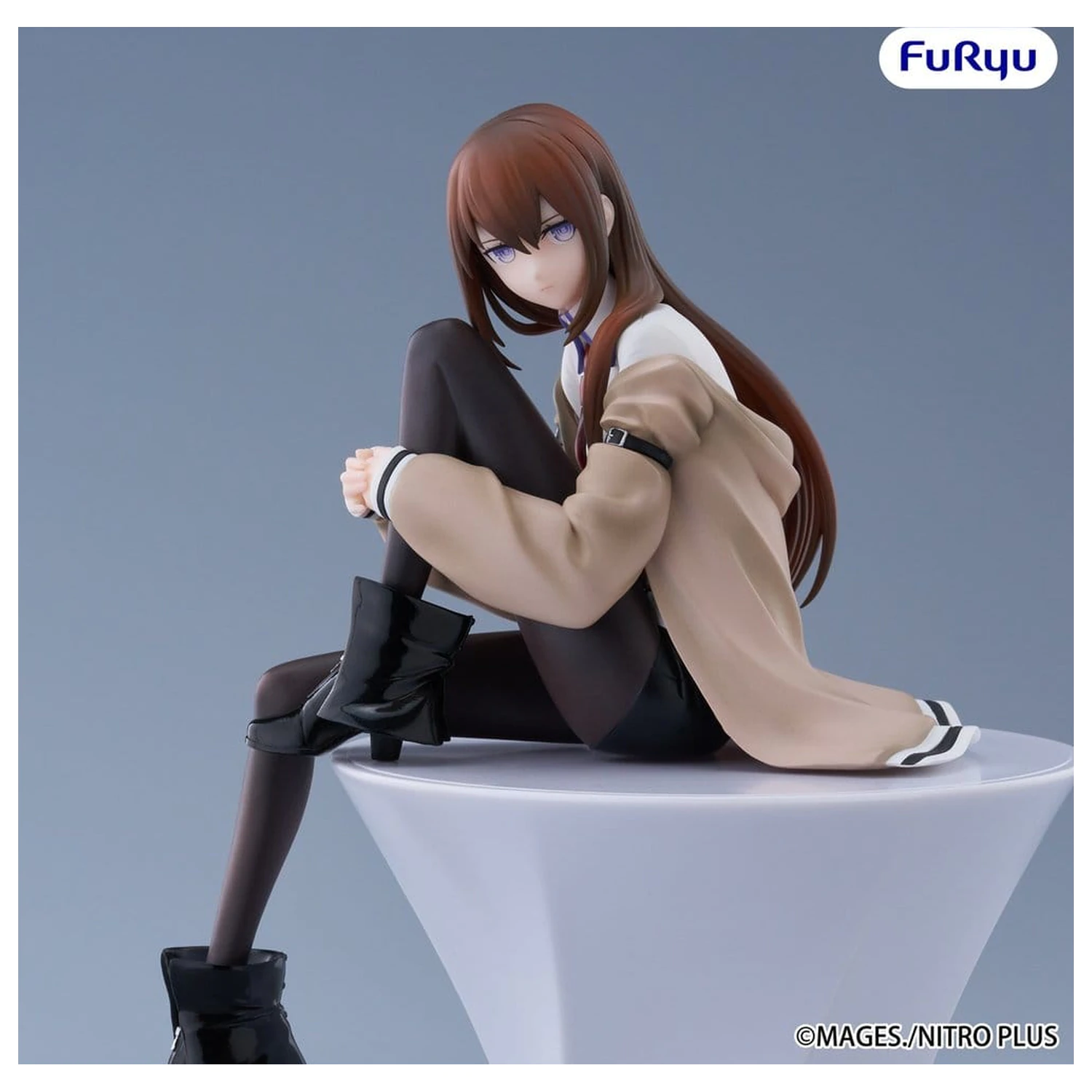 Steins Gate Noodle Stopper PVC Statuie Kurisu Makise 14 cm poza produsului