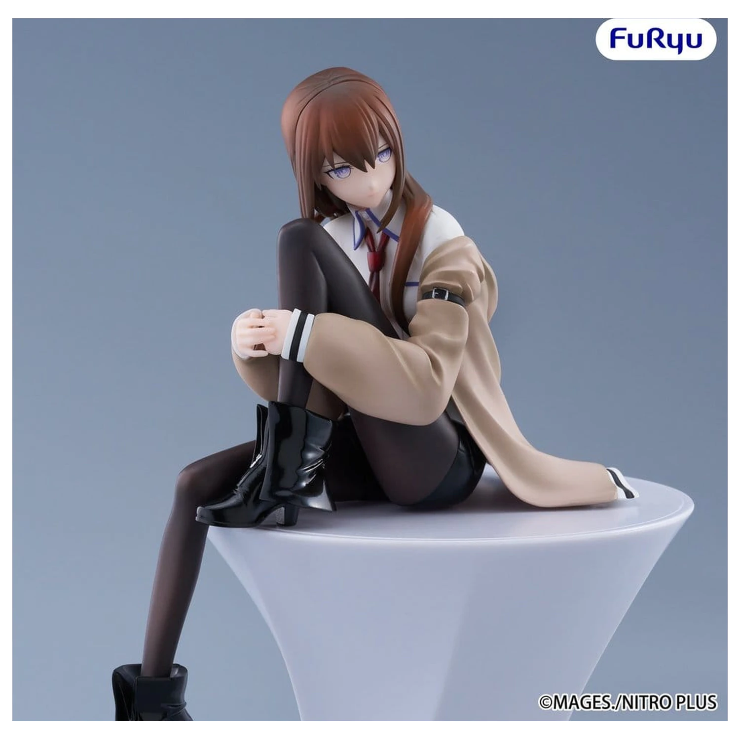 Steins Gate Noodle Stopper PVC Statuie Kurisu Makise 14 cm poza produsului