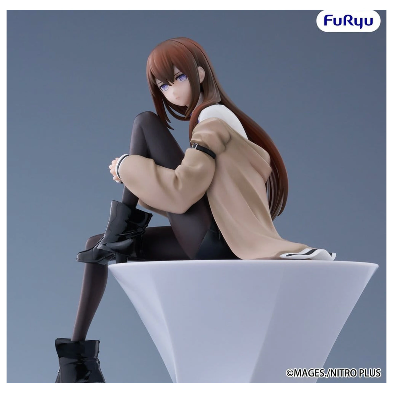 Steins Gate Noodle Stopper PVC Statuie Kurisu Makise 14 cm poza produsului