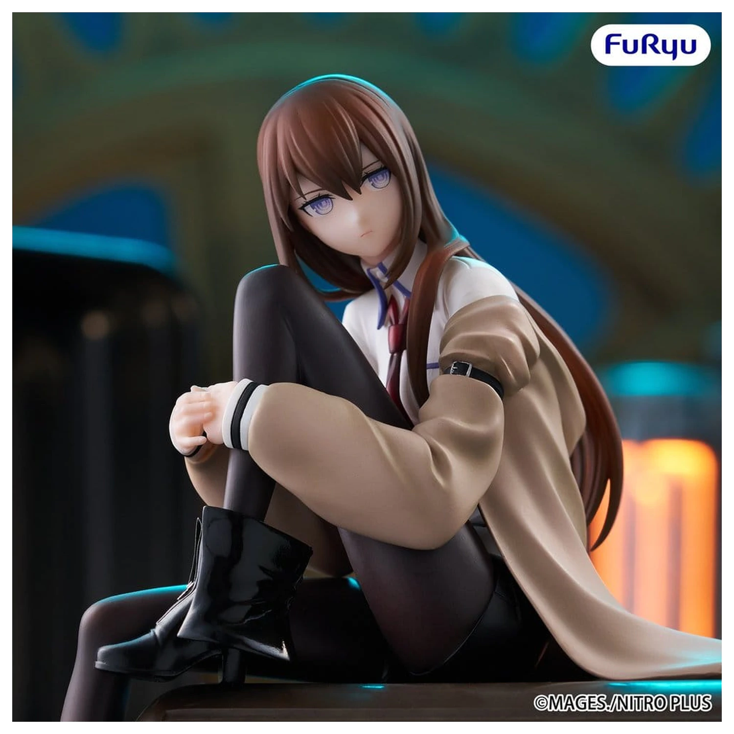 Steins Gate Noodle Stopper PVC Statuie Kurisu Makise 14 cm poza produsului