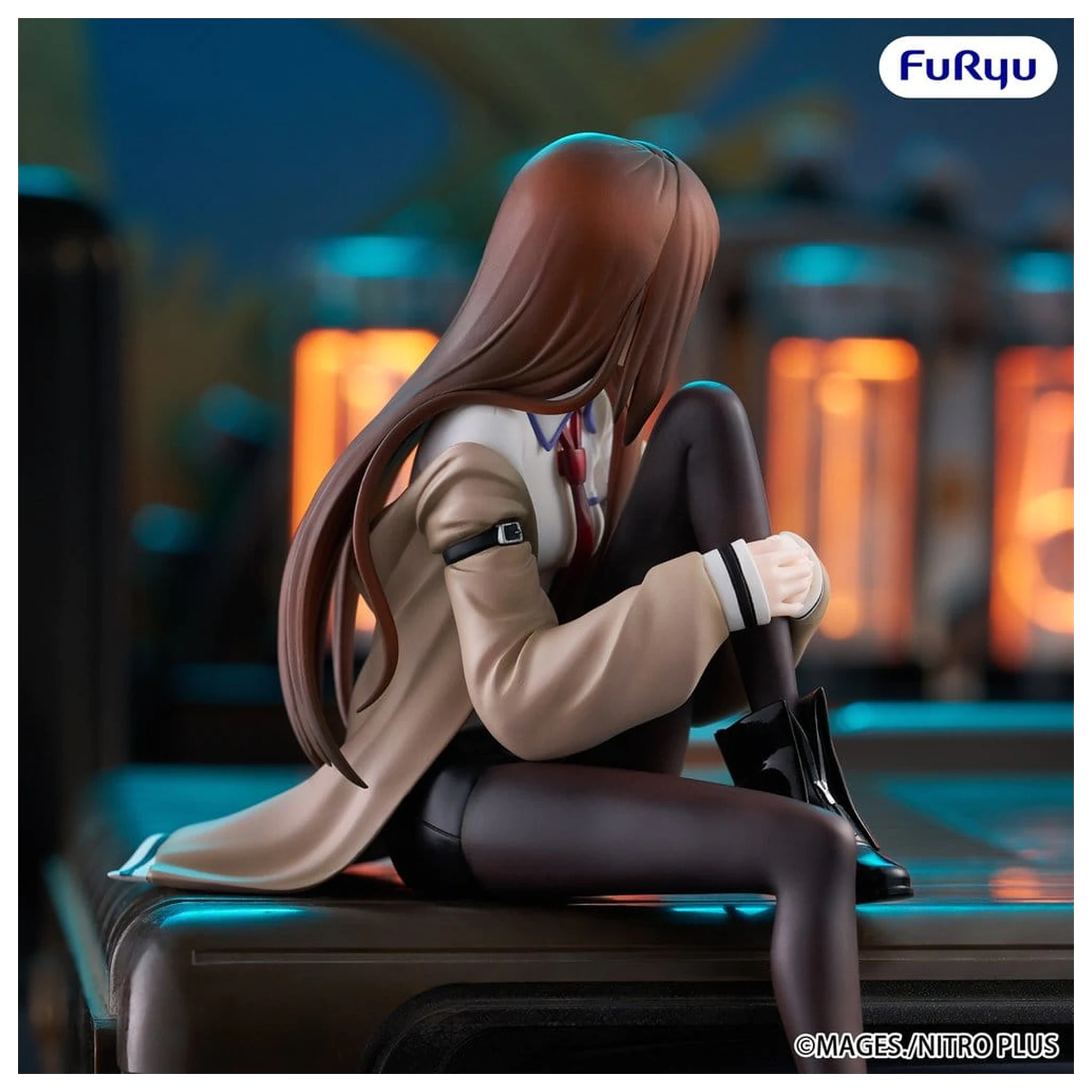 Steins Gate Noodle Stopper PVC Statuie Kurisu Makise 14 cm poza produsului