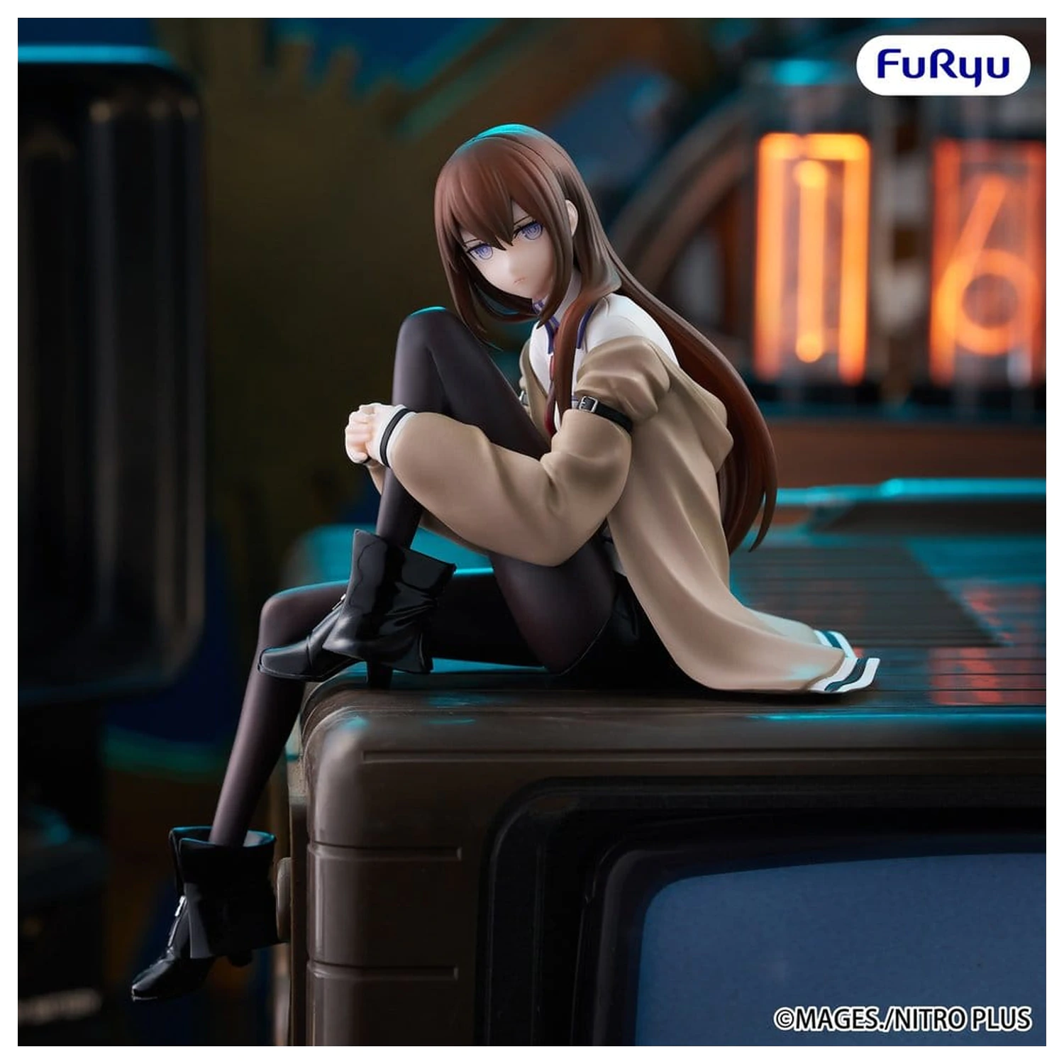 Steins Gate Noodle Stopper PVC Statuie Kurisu Makise 14 cm poza produsului