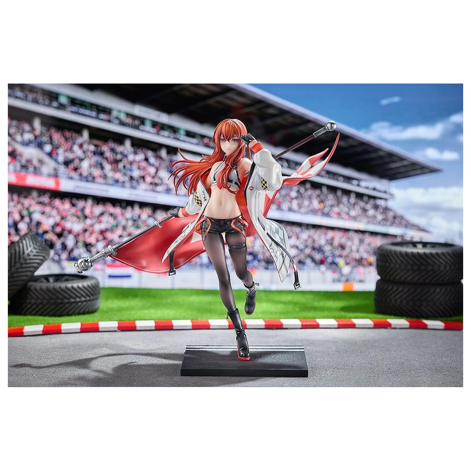 Steins;Gate Figura PVC 1/7 Kurisu Makise: Racing Ver. 24 cm poza produsului