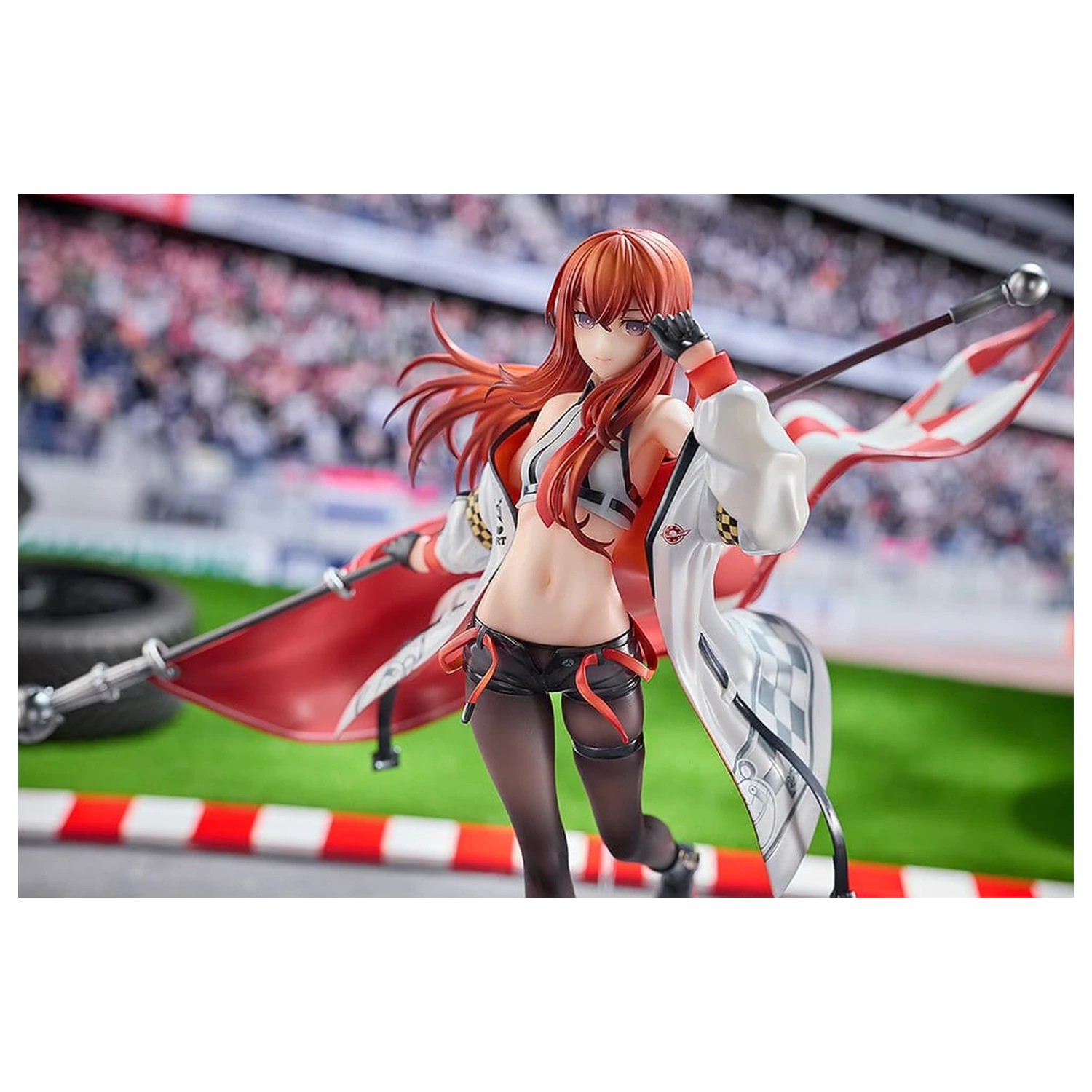 Steins;Gate Figura PVC 1/7 Kurisu Makise: Racing Ver. 24 cm poza produsului