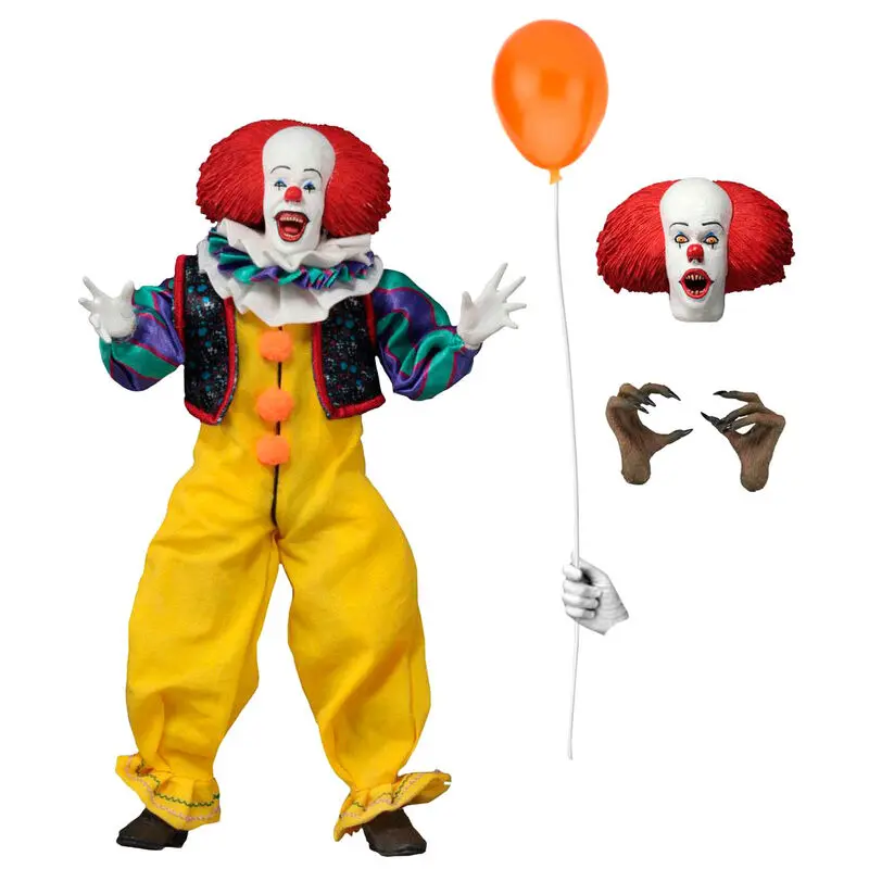 Figurină de acțiune retro Stephen King's It 1990 Pennywise 20 cm poza produsului