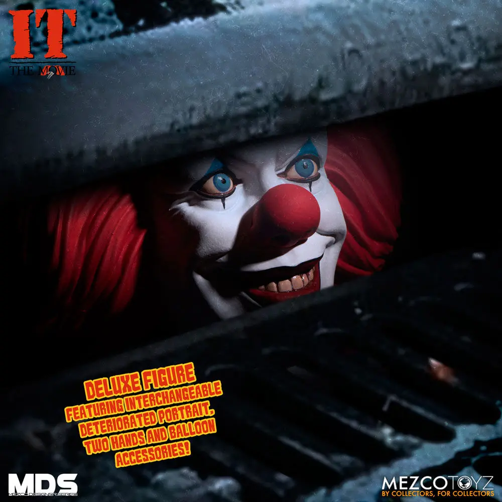 Stephen Kings It 1990 MDS Figurina de acțiune Deluxe Pennywise 15 cm poza produsului