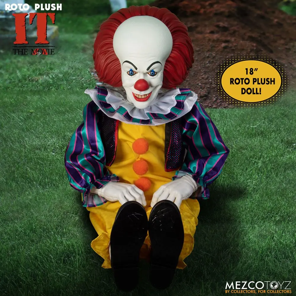 Stephen Kings It 1990 MDS Roto Păpușă de pluș Pennywise 46 cm poza produsului