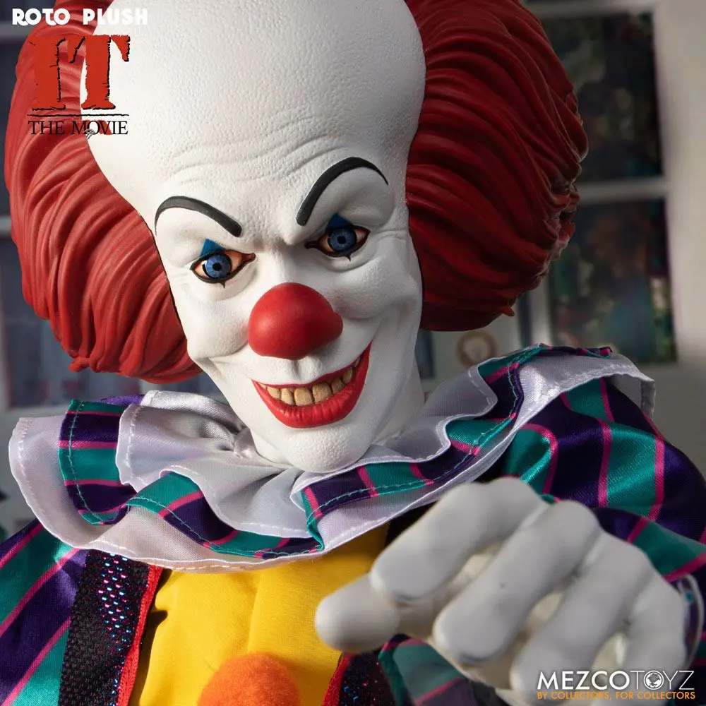 Stephen Kings It 1990 MDS Roto Păpușă de pluș Pennywise 46 cm poza produsului