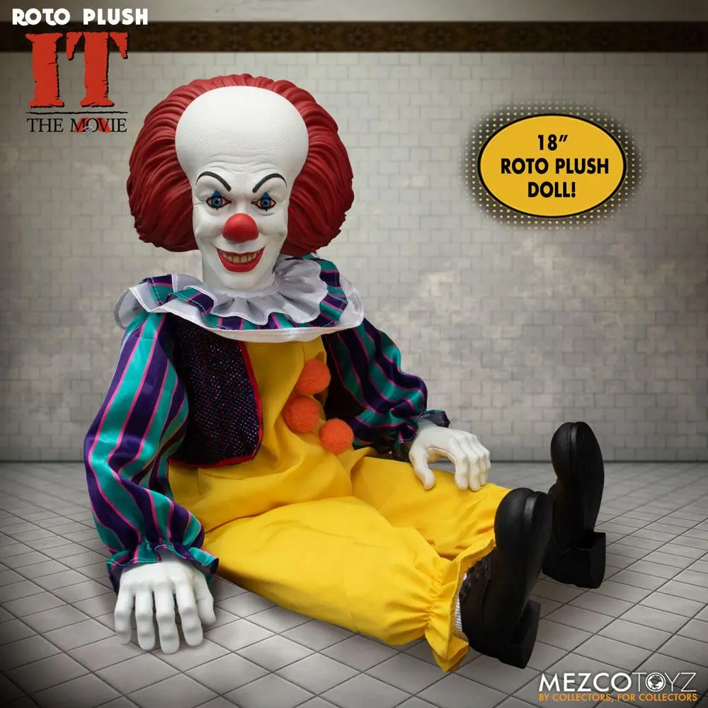 Stephen Kings It 1990 MDS Roto Păpușă de pluș Pennywise 46 cm poza produsului