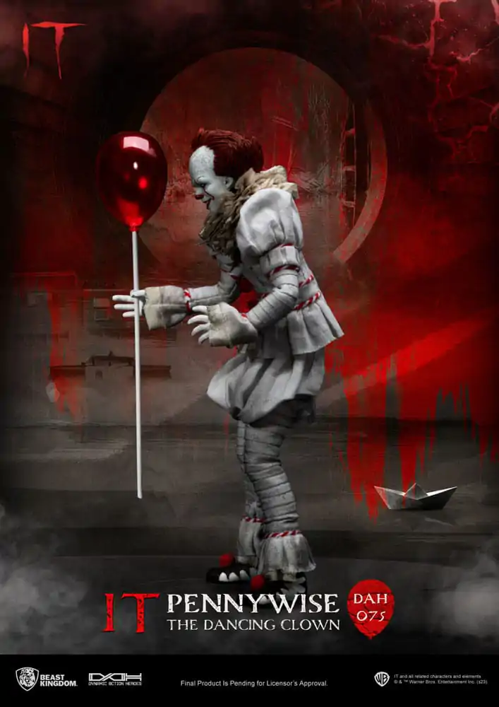 Stephen Kings It Dynamic 8ction Heroes Figurina de acțiune 1/9 Pennywise 21 cm poza produsului