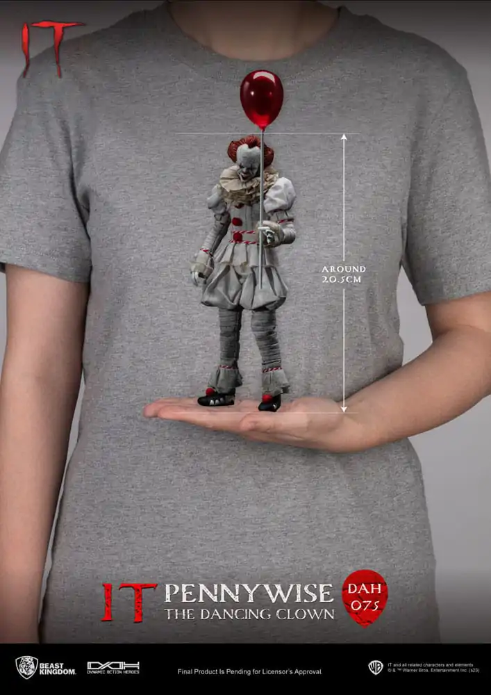 Stephen Kings It Dynamic 8ction Heroes Figurina de acțiune 1/9 Pennywise 21 cm poza produsului