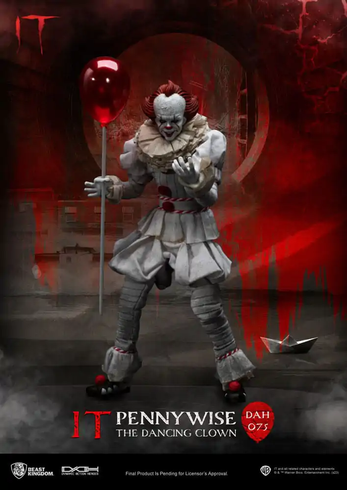 Stephen Kings It Dynamic 8ction Heroes Figurina de acțiune 1/9 Pennywise 21 cm poza produsului