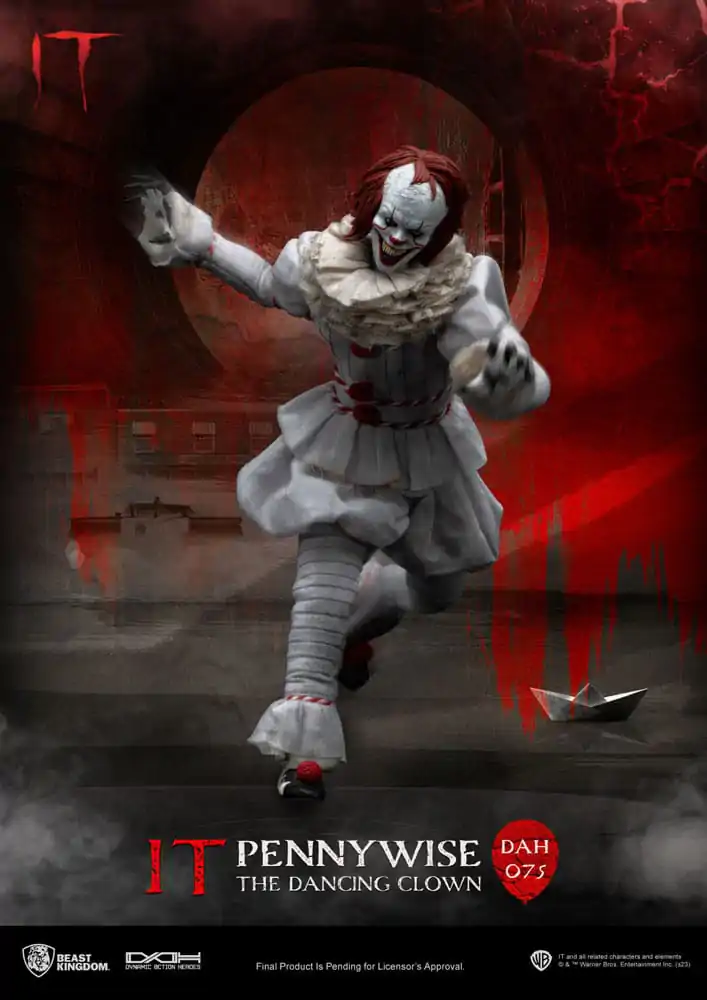 Stephen Kings It Dynamic 8ction Heroes Figurina de acțiune 1/9 Pennywise 21 cm poza produsului