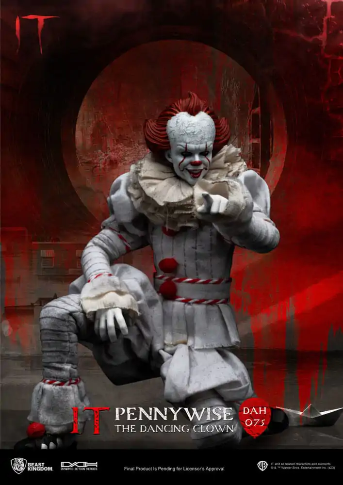 Stephen Kings It Dynamic 8ction Heroes Figurina de acțiune 1/9 Pennywise 21 cm poza produsului