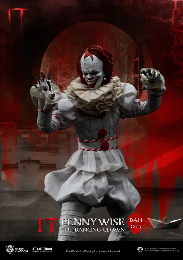 Stephen Kings It Dynamic 8ction Heroes Figurina de acțiune 1/9 Pennywise 21 cm poza produsului