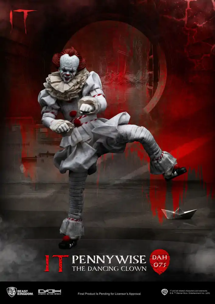 Stephen Kings It Dynamic 8ction Heroes Figurina de acțiune 1/9 Pennywise 21 cm poza produsului