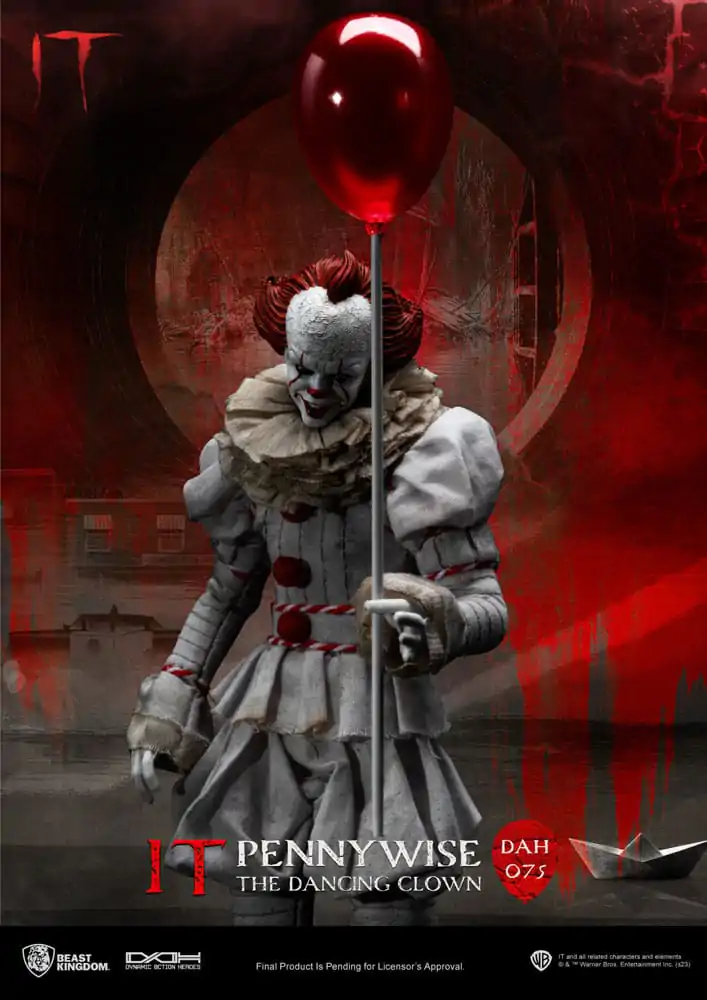 Stephen Kings It Dynamic 8ction Heroes Figurina de acțiune 1/9 Pennywise 21 cm poza produsului