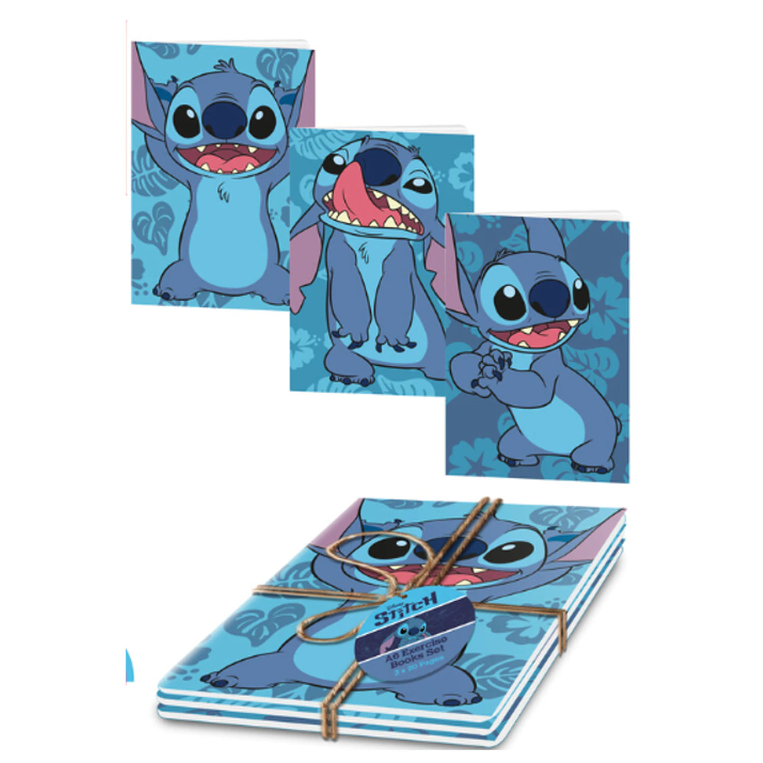 Stitch Set de 3 caiete de exercitii poza produsului