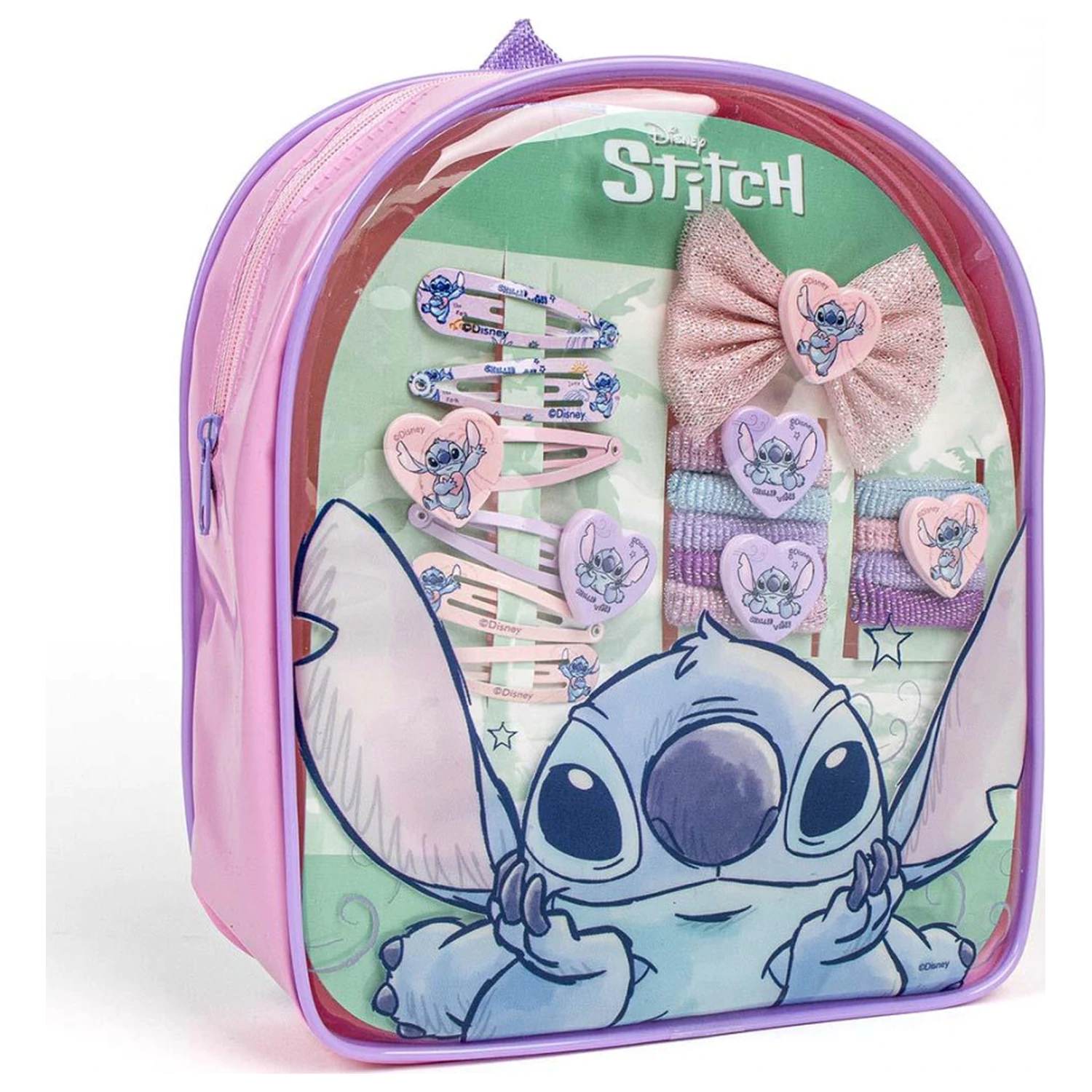 Set Accesorii de Par Stitch Alien Love in Geanta poza produsului