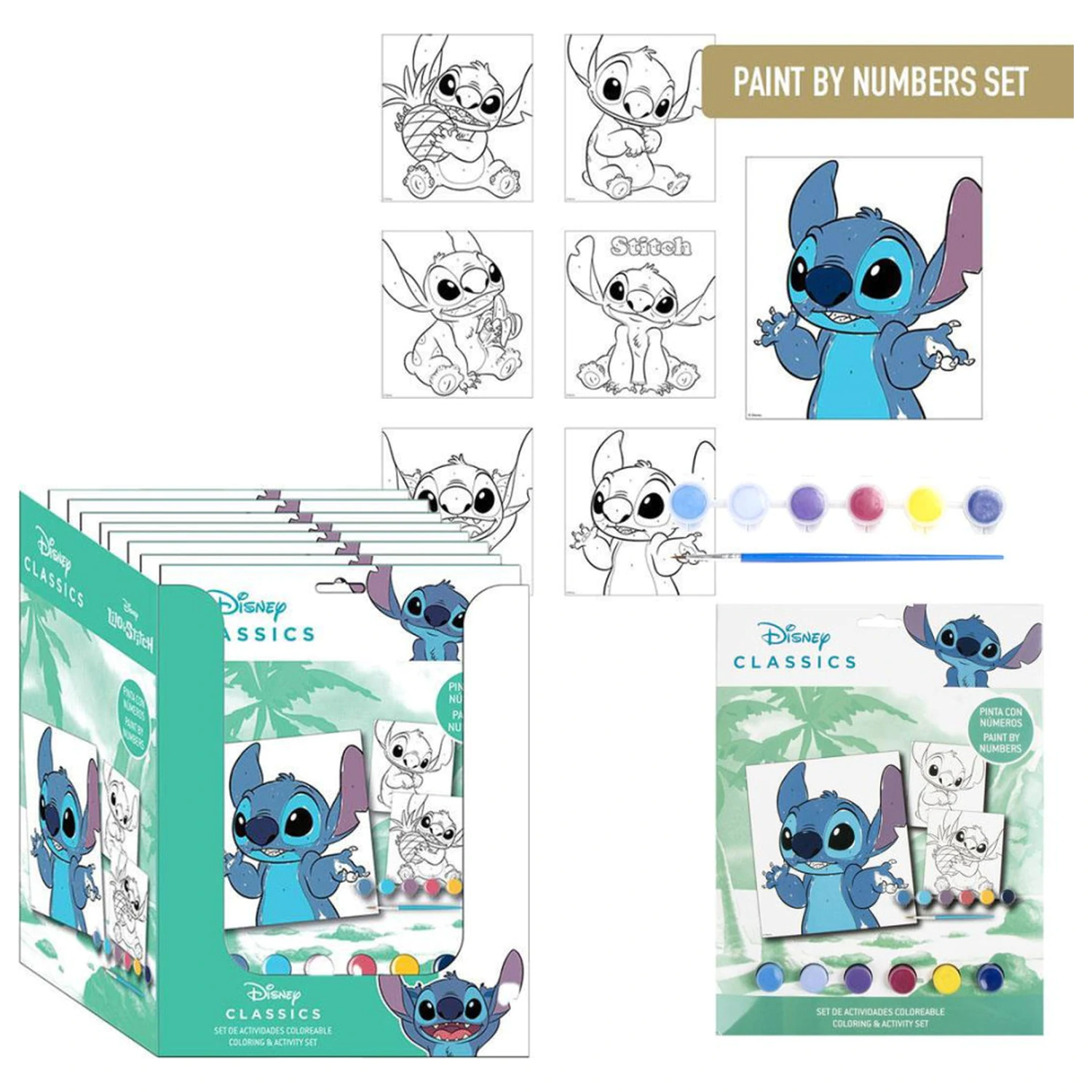 Stitch Alien Numeroase Set de Colorat poza produsului