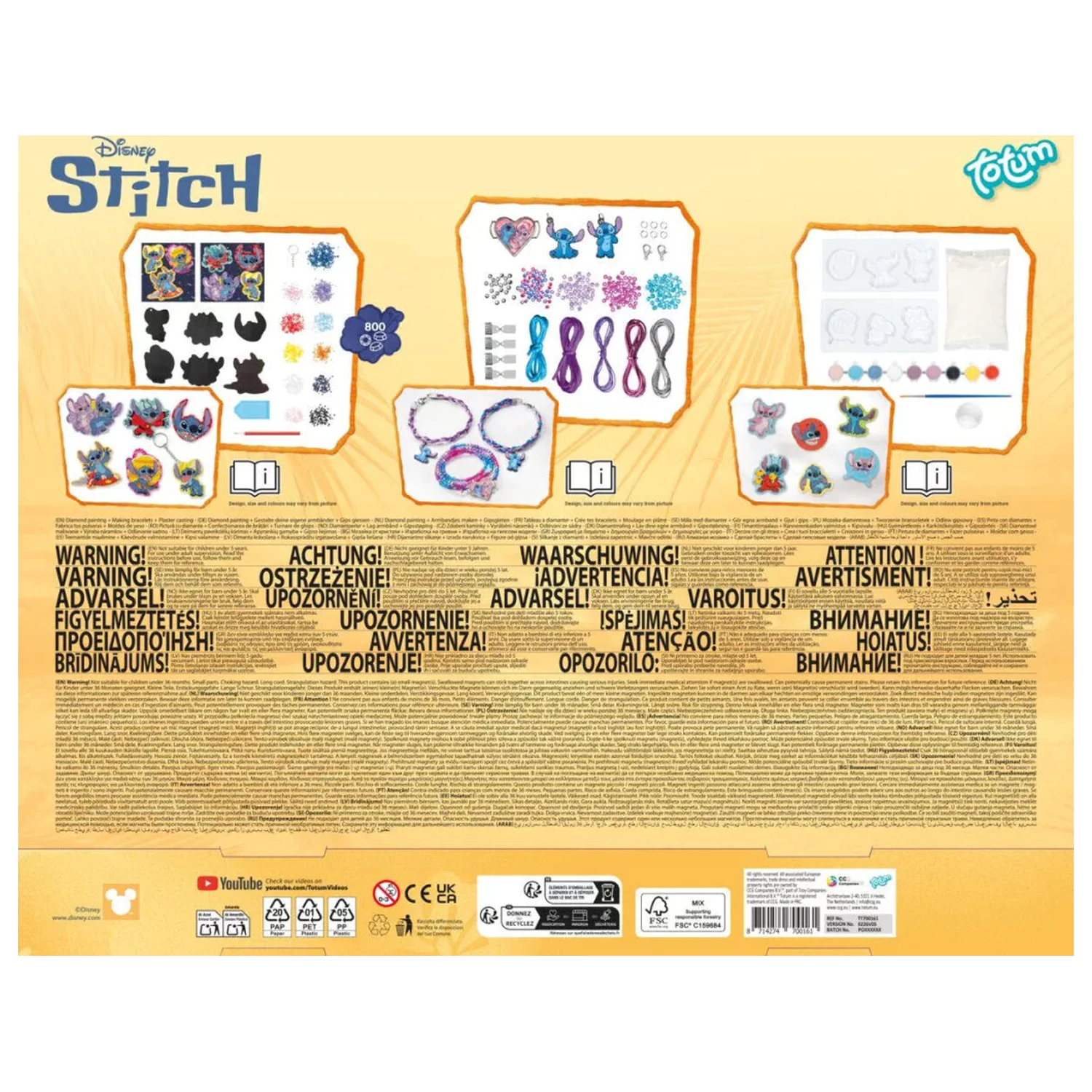 Stitch Aliens Set creativ 3-în-1 poza produsului