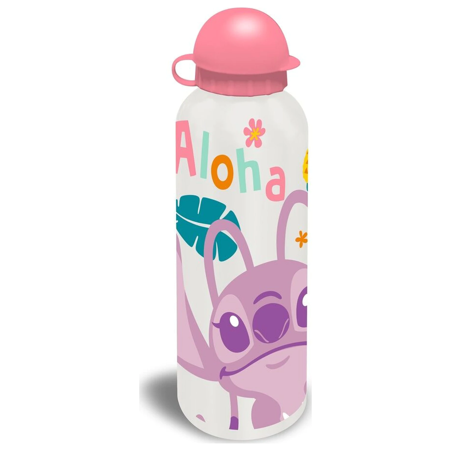 Stitch Aloha Aluminum Sticla de apa cu capac de baut 500 ml poza produsului