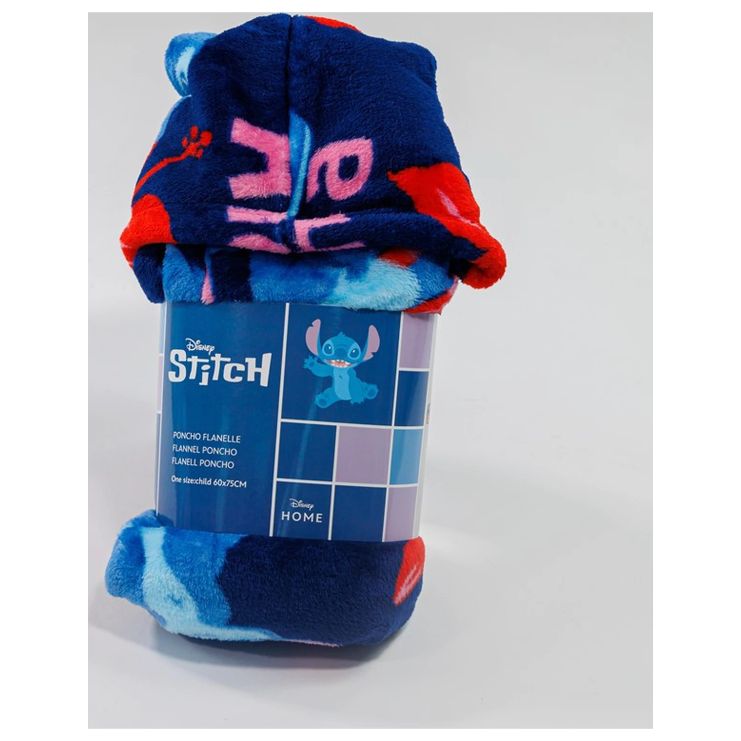 Stitch Aloha Adult Wearable Plush Pătură Fleece Poncho poza produsului