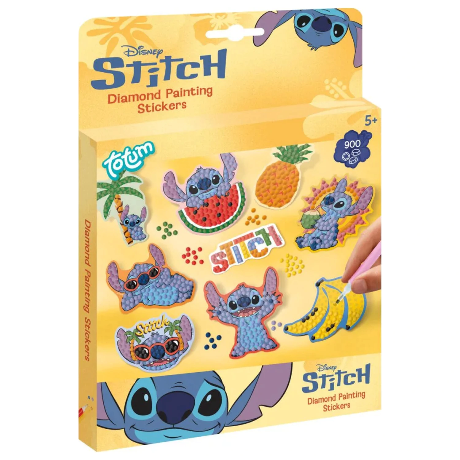 Lilo & Stitch Aloha Diamond Painting Set autocolante din 9 piese poza produsului