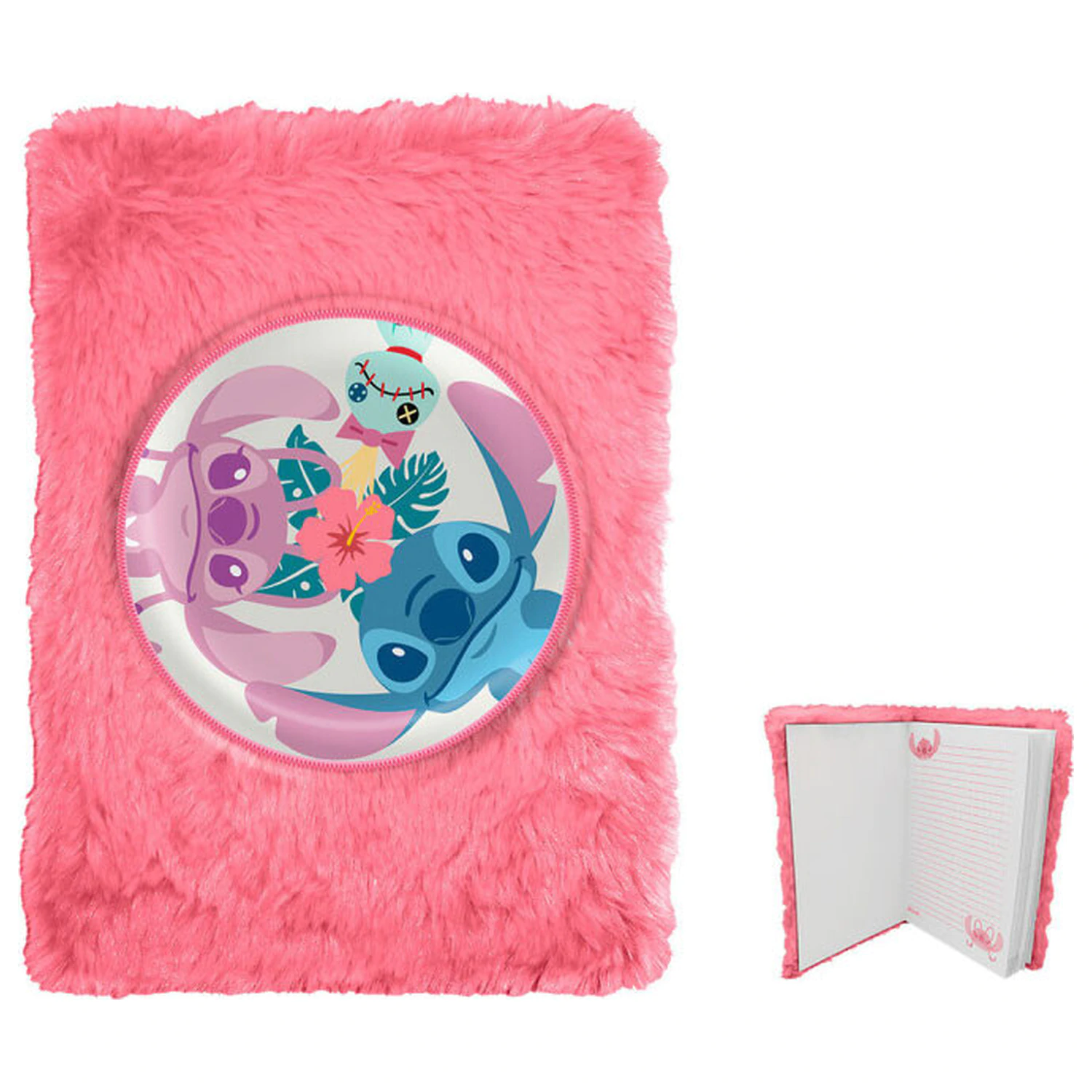 Stitch Aloha Plush Caiet A5 poza produsului