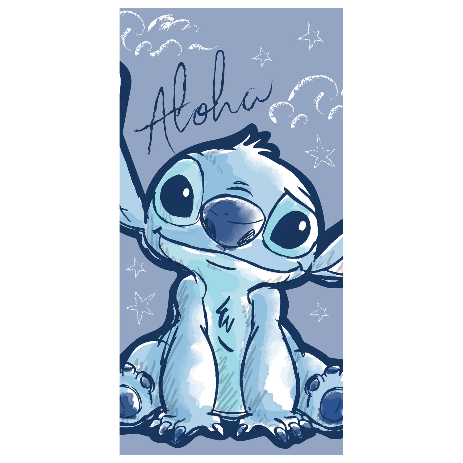 Stitch Aloha Prosop 70x140cm poza produsului