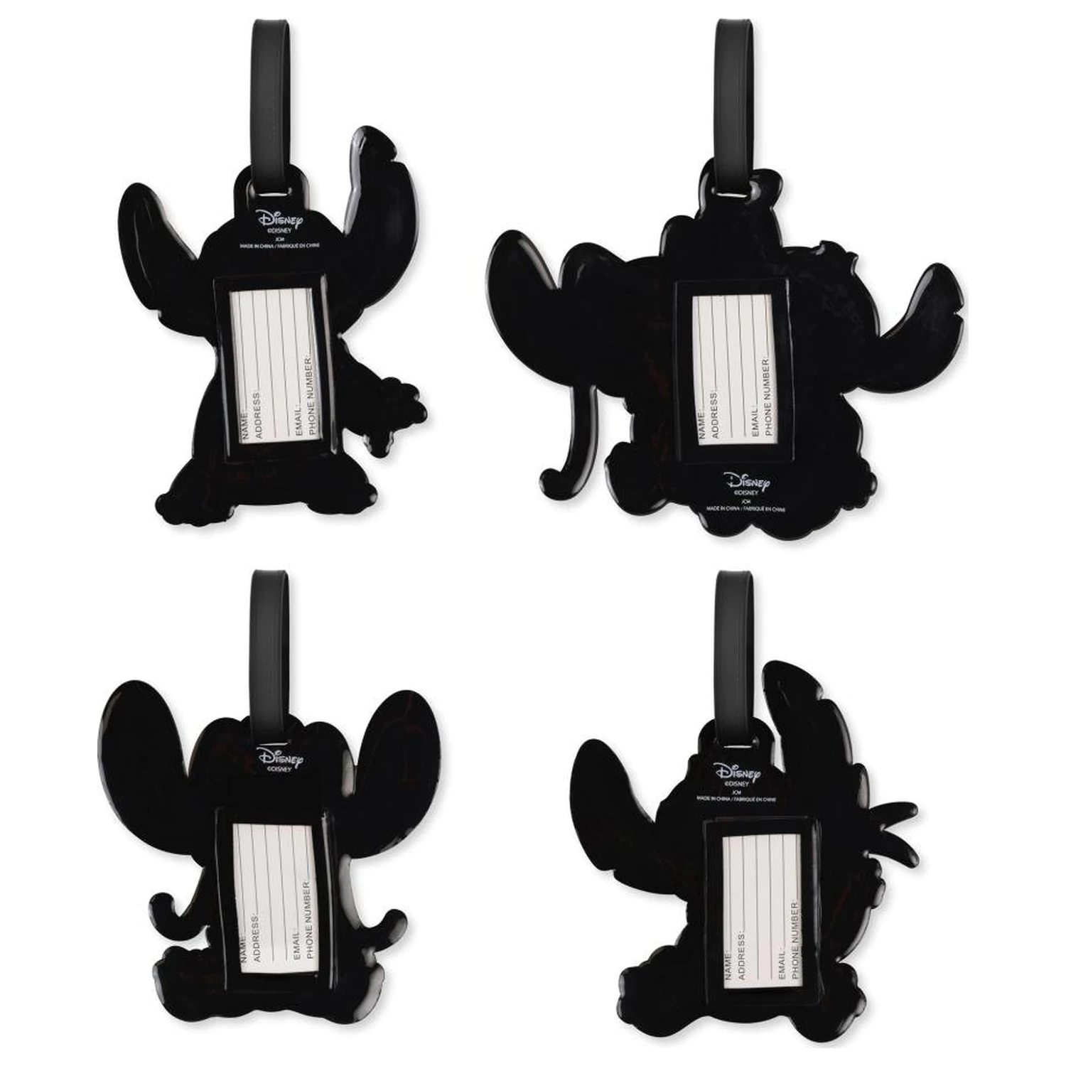 Stitch & Angel Set 4 buc. Etichete de bagaj poza produsului