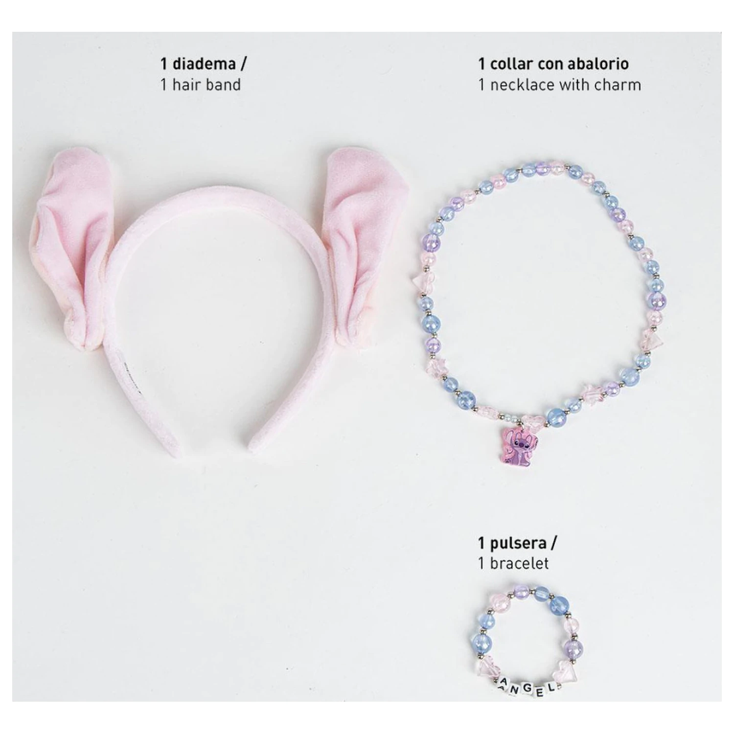 Stitch Angel Set de Bijuterii si Banda de Par poza produsului