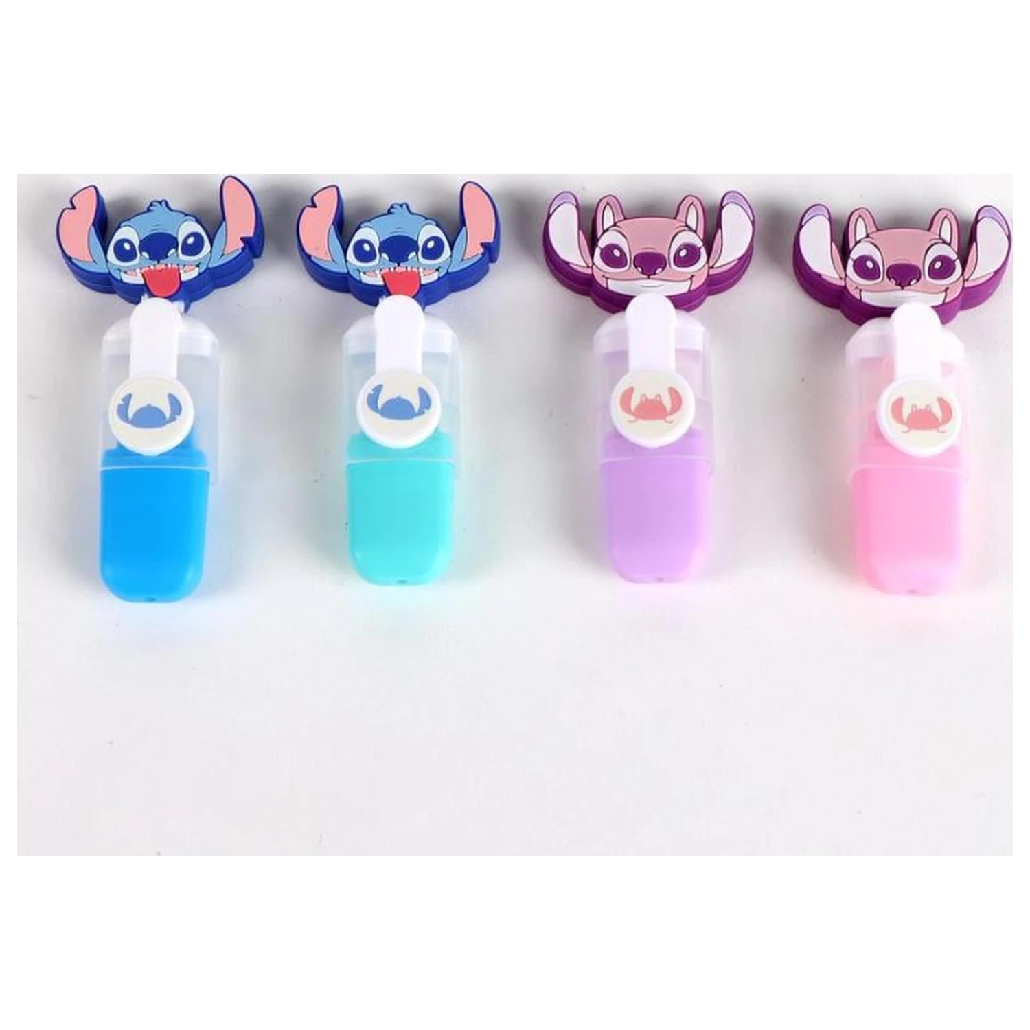 Stitch & Angel Pachet de 4 Mini Evidențiatoare Cap poza produsului