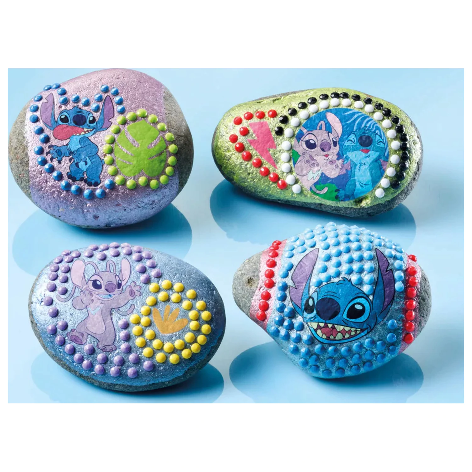 Stitch Angel Pebble Kit de decorat cu autocolante poza produsului
