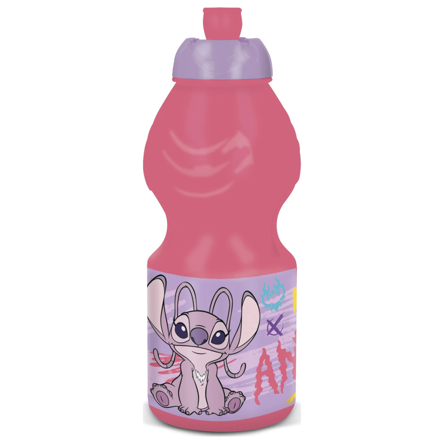 Stitch Angel sticla de sport din plastic 400 ml poza produsului