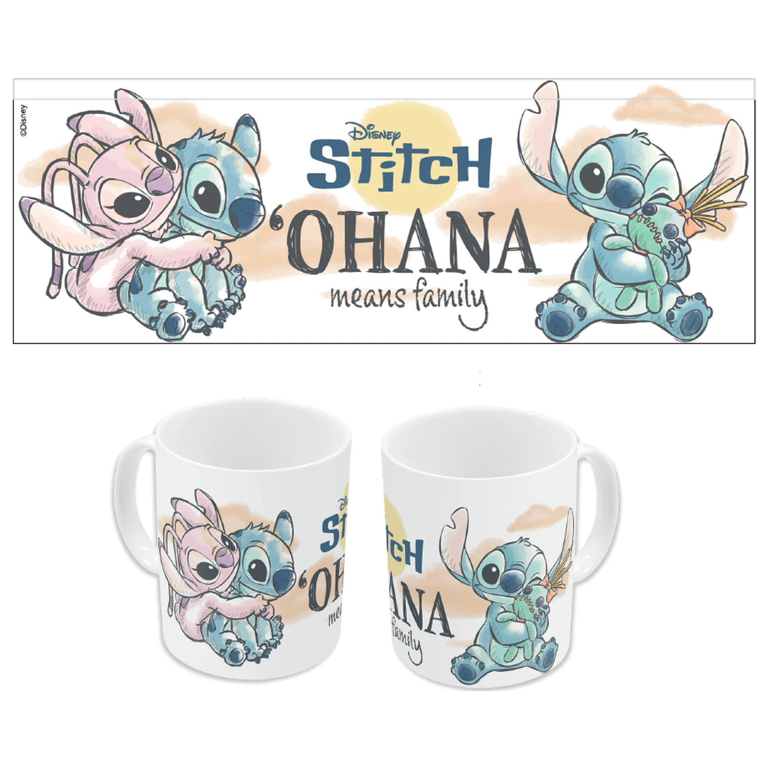 Stitch & Angel Ohana Cană ceramică 325ml poza produsului