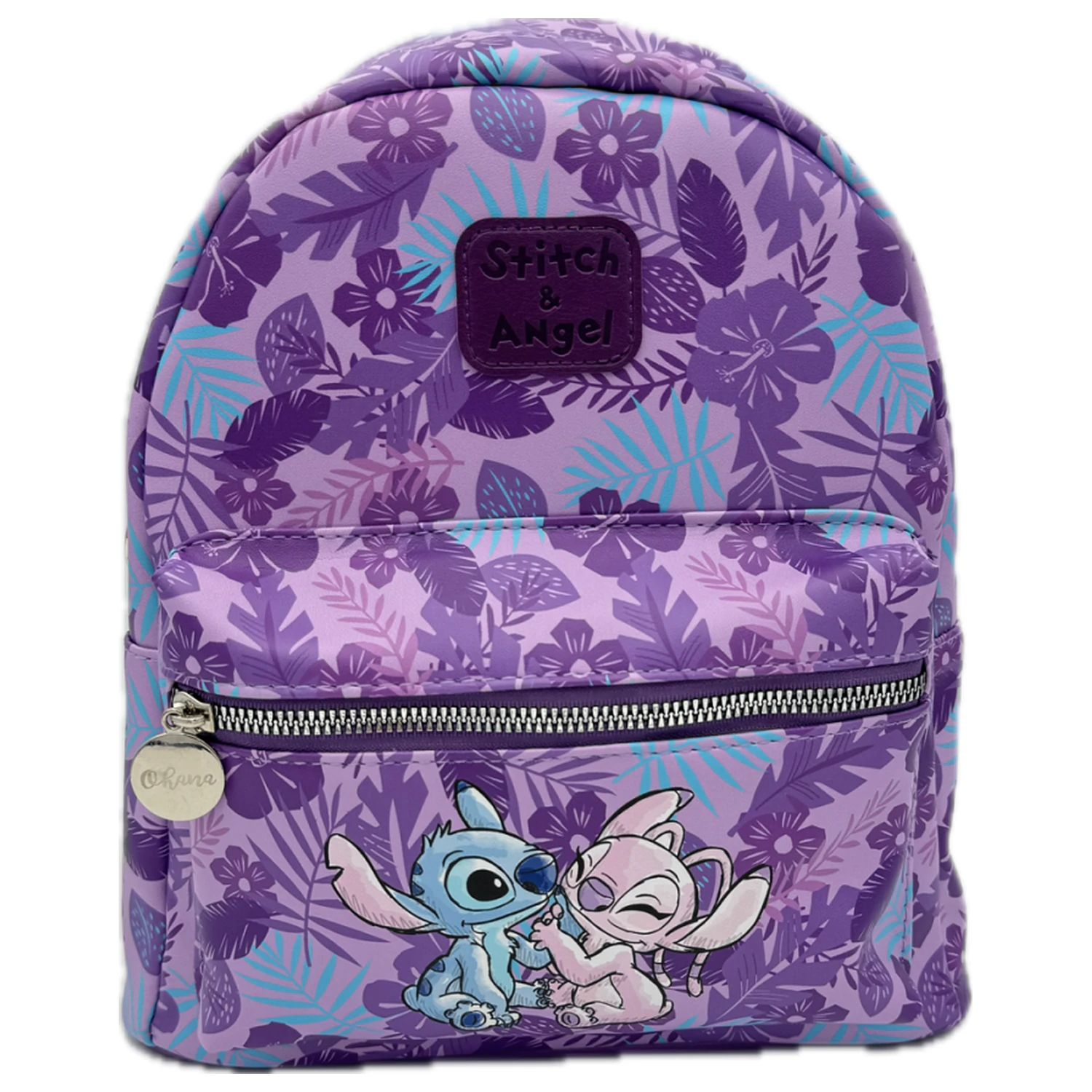 Rucsac din PU Stitch & Angel Ohana 28x11x22cm poza produsului