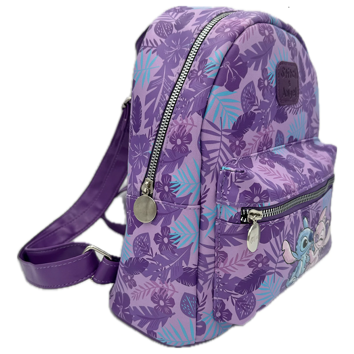Rucsac din PU Stitch & Angel Ohana 28x11x22cm poza produsului
