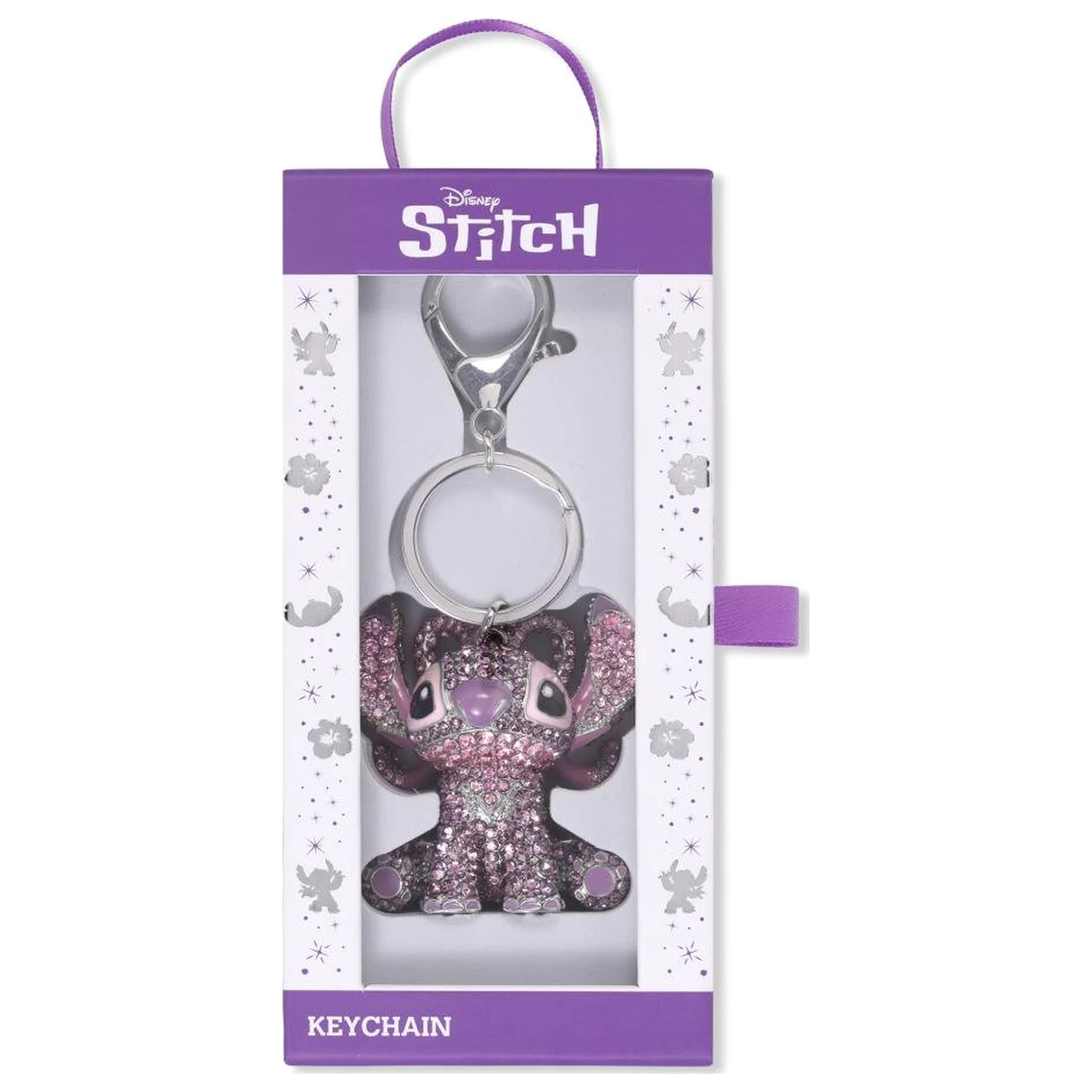 Stitch Angel Stoneset Breloc 3D poza produsului