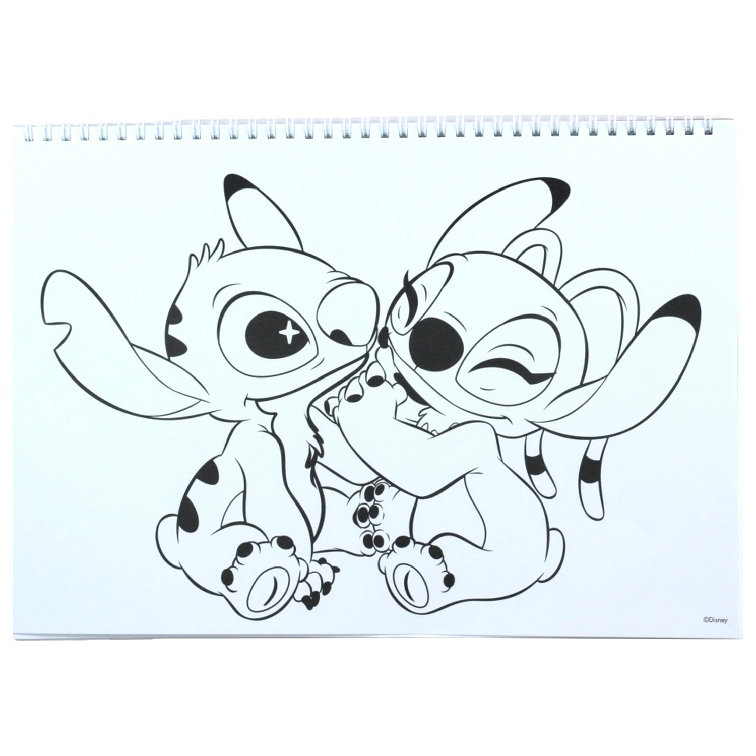 Stitch Blast A/4 Caiet de schite spiralat 40 de foi cu autocolante poza produsului