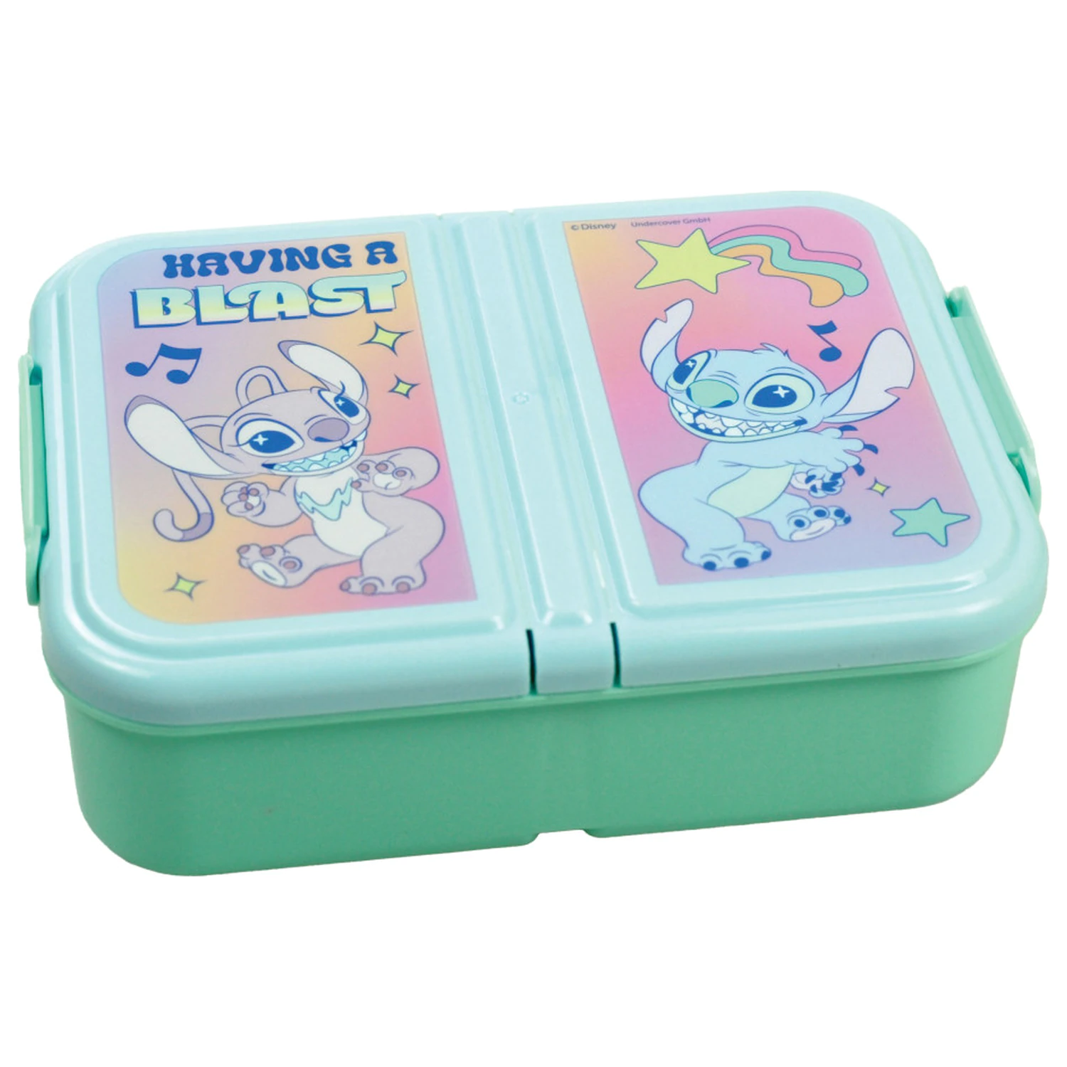 Stitch Blast Sandwich Box + Set de sticla de apa din aluminiu poza produsului
