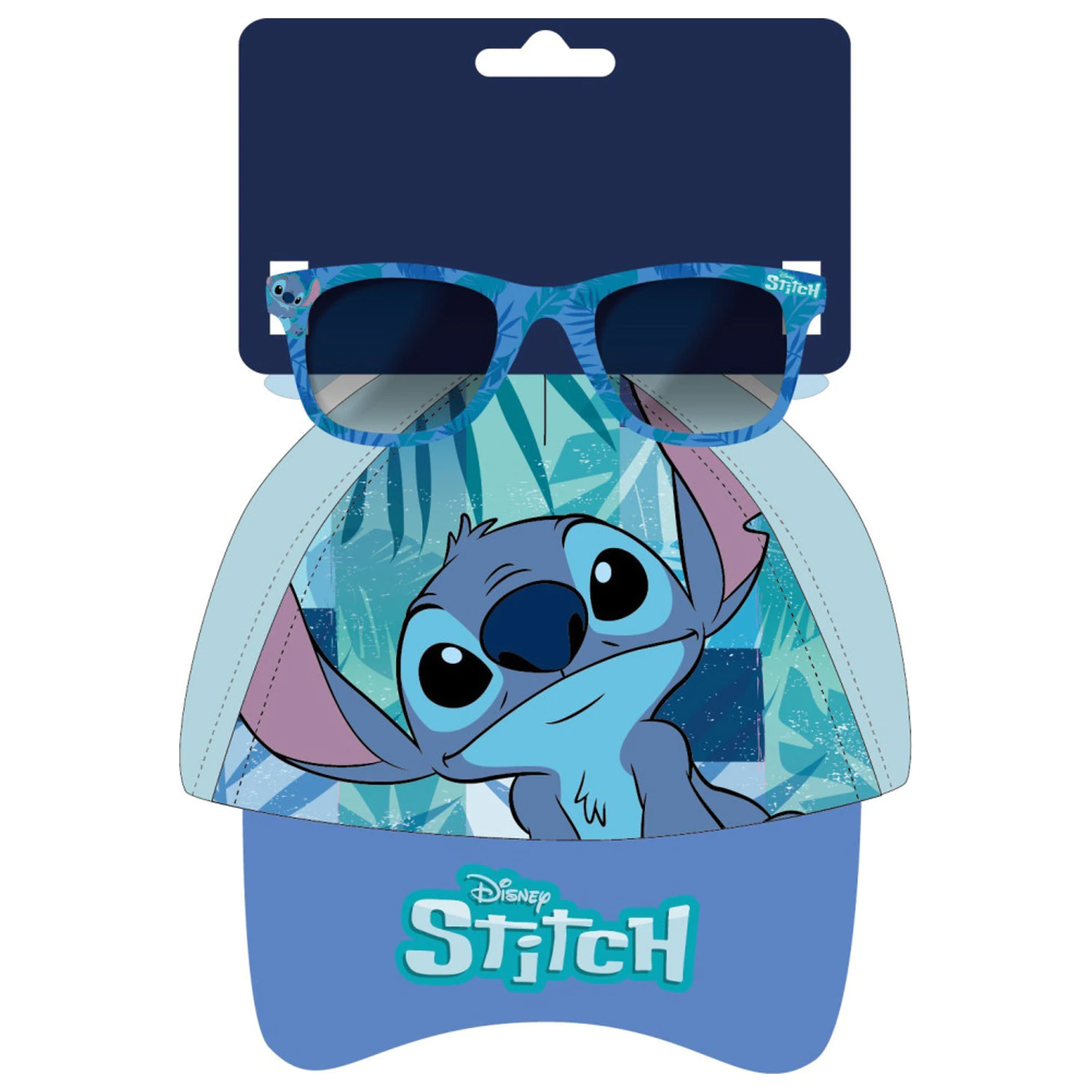 Stitch Blue Leaf Set Ochelari de soare si sapca de baseball poza produsului
