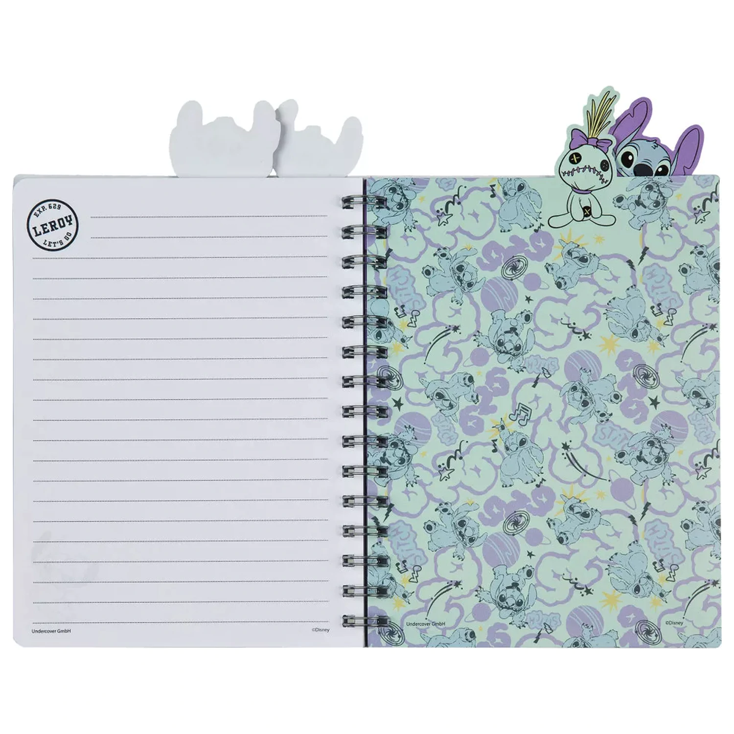Stitch Brush It Out Caiet A5 cu separatoare poza produsului