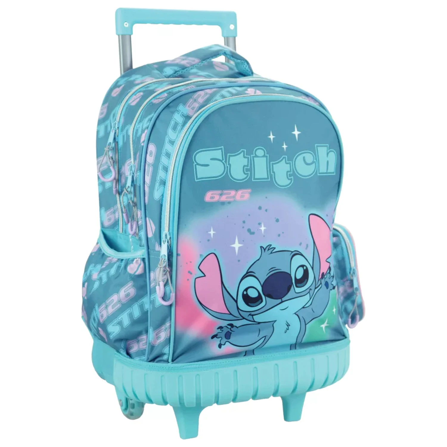 Stitch Brush It Out Premium Geanta de scoala rulanta, Geanta 46 cm poza produsului