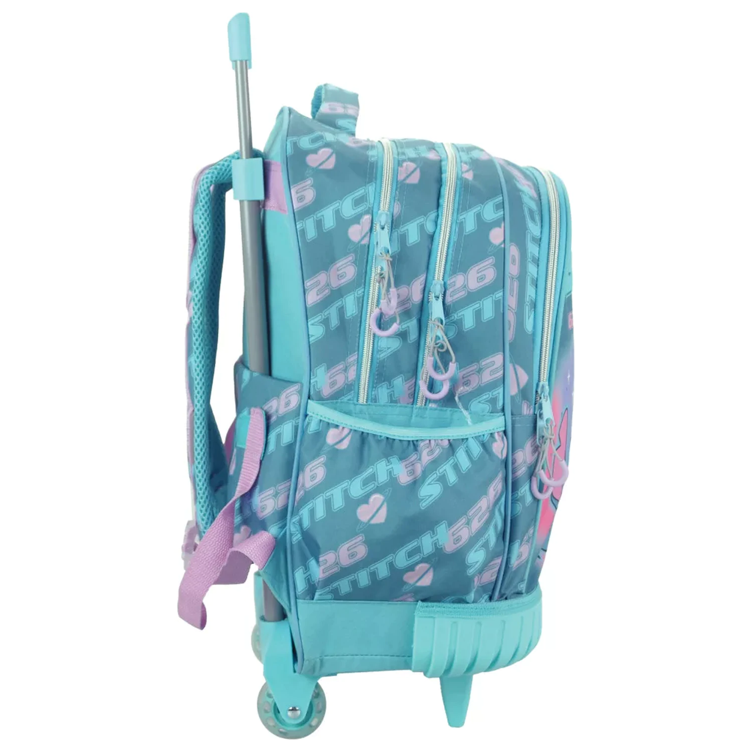 Stitch Brush It Out Premium Geanta de scoala rulanta, Geanta 46 cm poza produsului