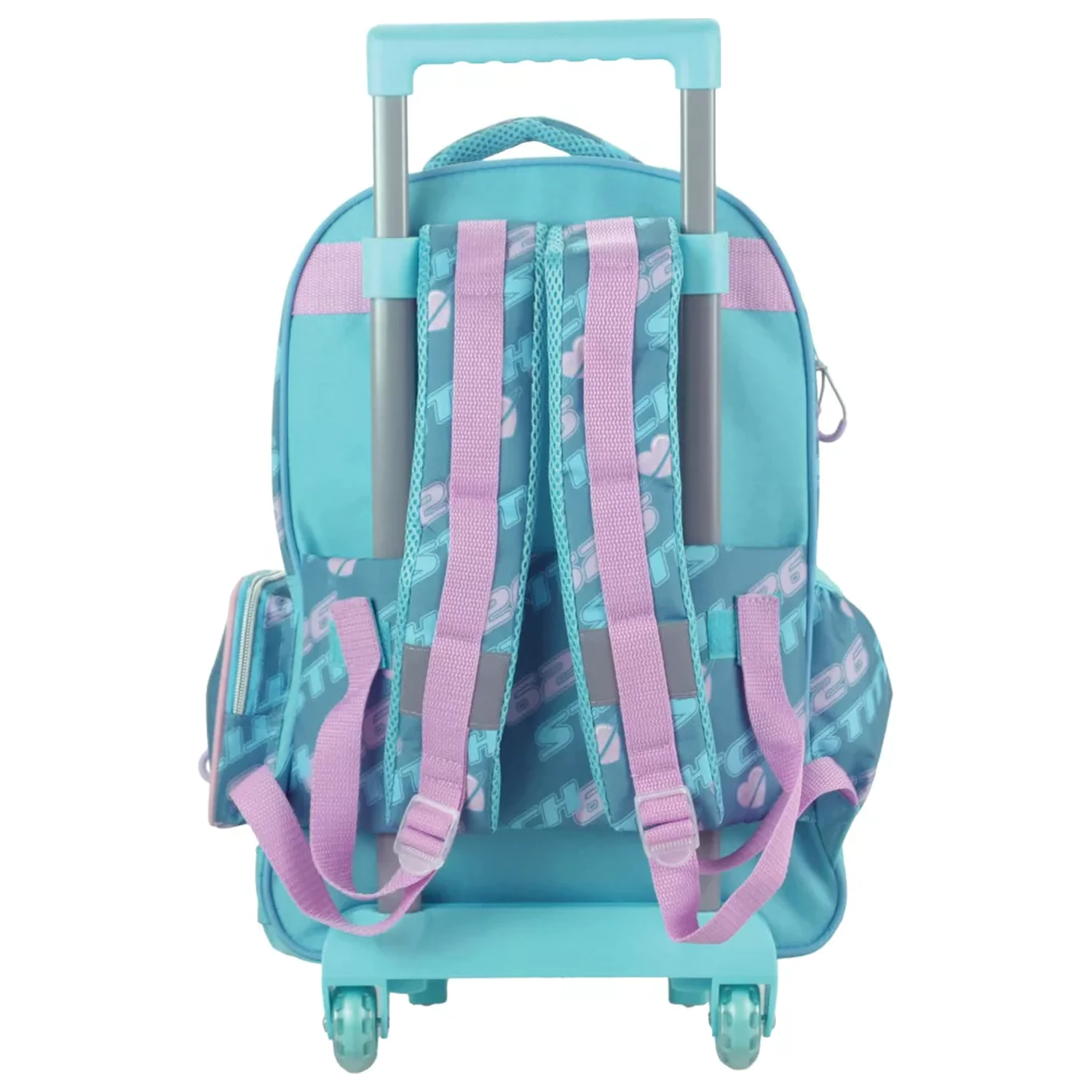 Stitch Brush It Out Premium Geanta de scoala rulanta, Geanta 46 cm poza produsului